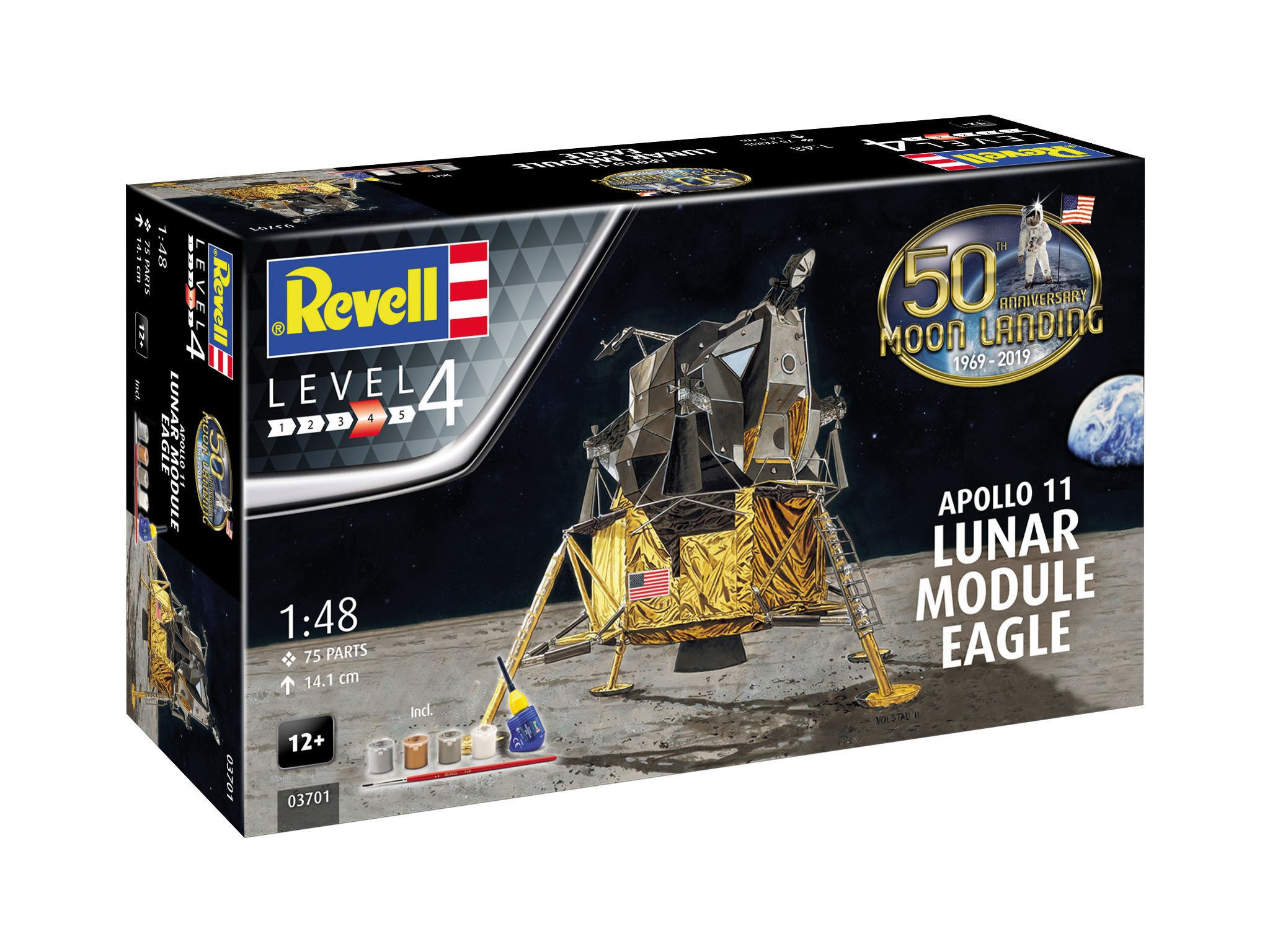 REVELL Apollo 11 Eagle Lunar Bausatz, Mehrfarbig Module