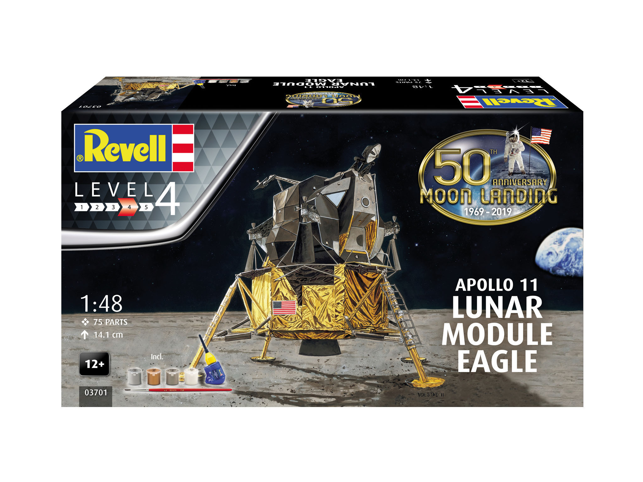 REVELL Apollo 11 Eagle Lunar Bausatz, Mehrfarbig Module