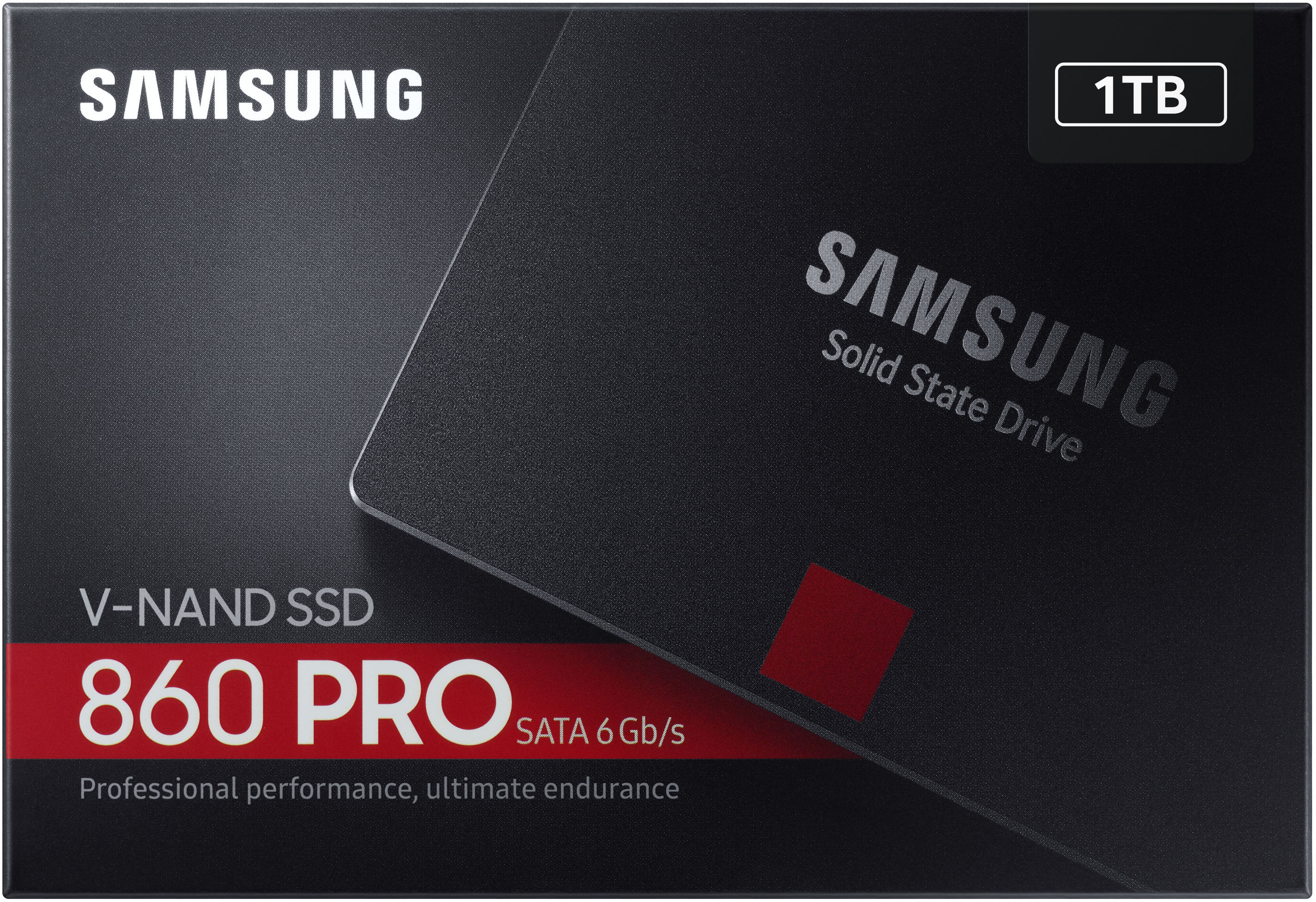 SAMSUNG 860 PRO Festplatte Retail, 1 TB SSD SATA 6 Gbps, 2,5 Zoll, intern