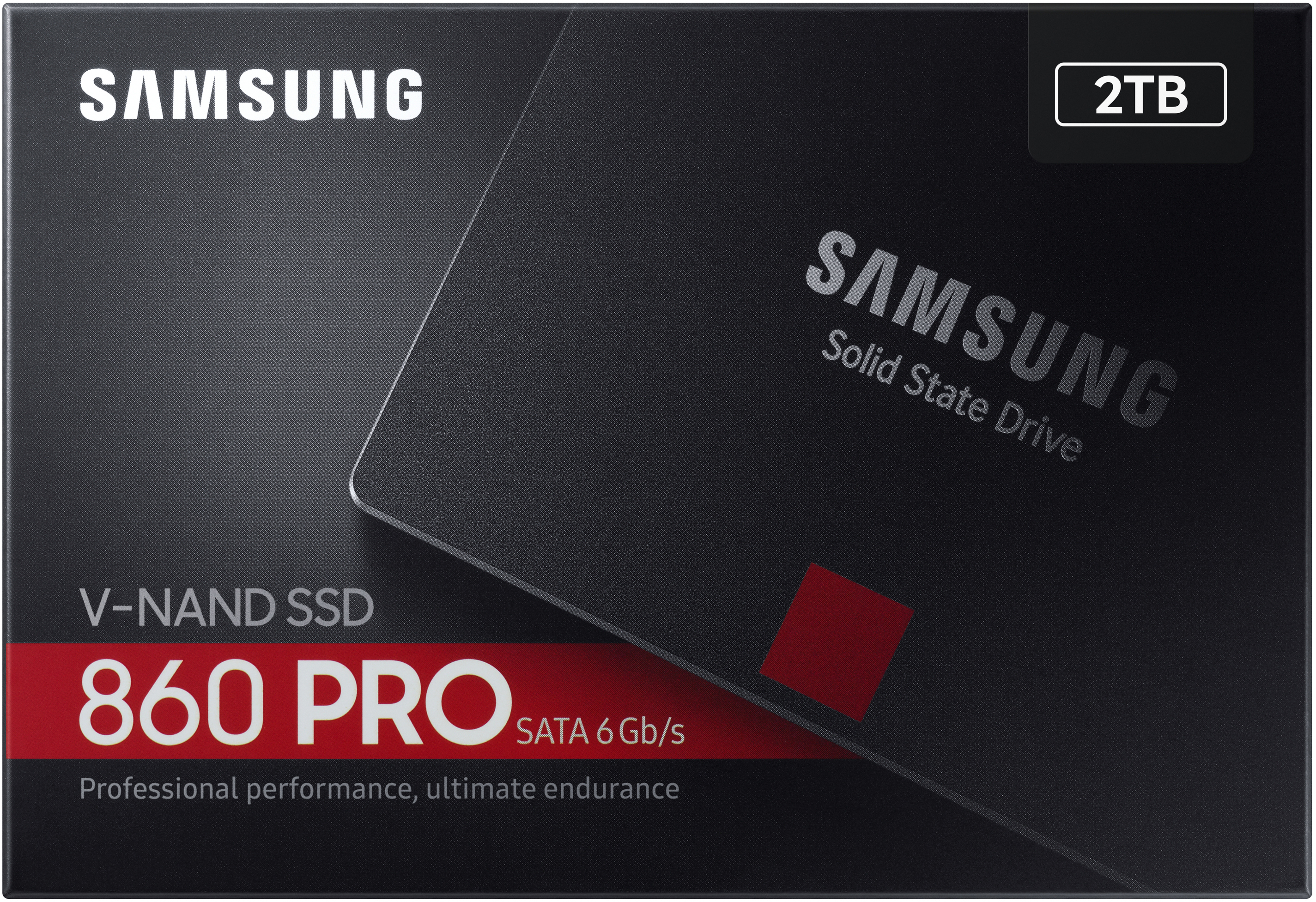 SAMSUNG 860 PRO Festplatte Retail, 2 TB SSD SATA 6 Gbps, 2,5 Zoll, intern