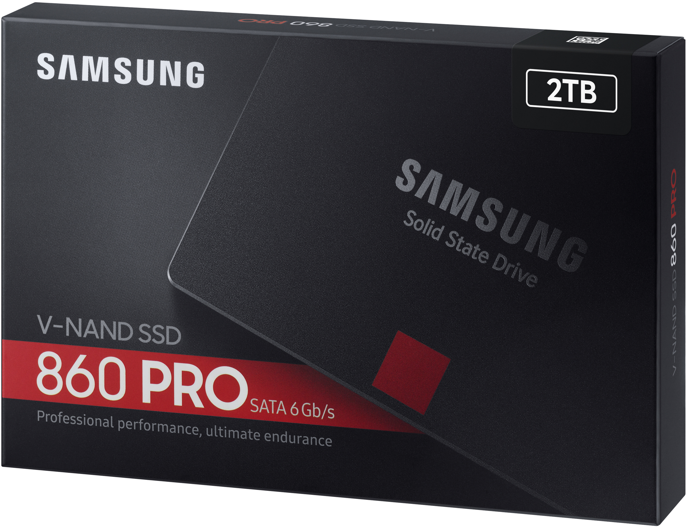 SAMSUNG 860 PRO Festplatte Retail, 2 TB SSD SATA 6 Gbps, 2,5 Zoll, intern