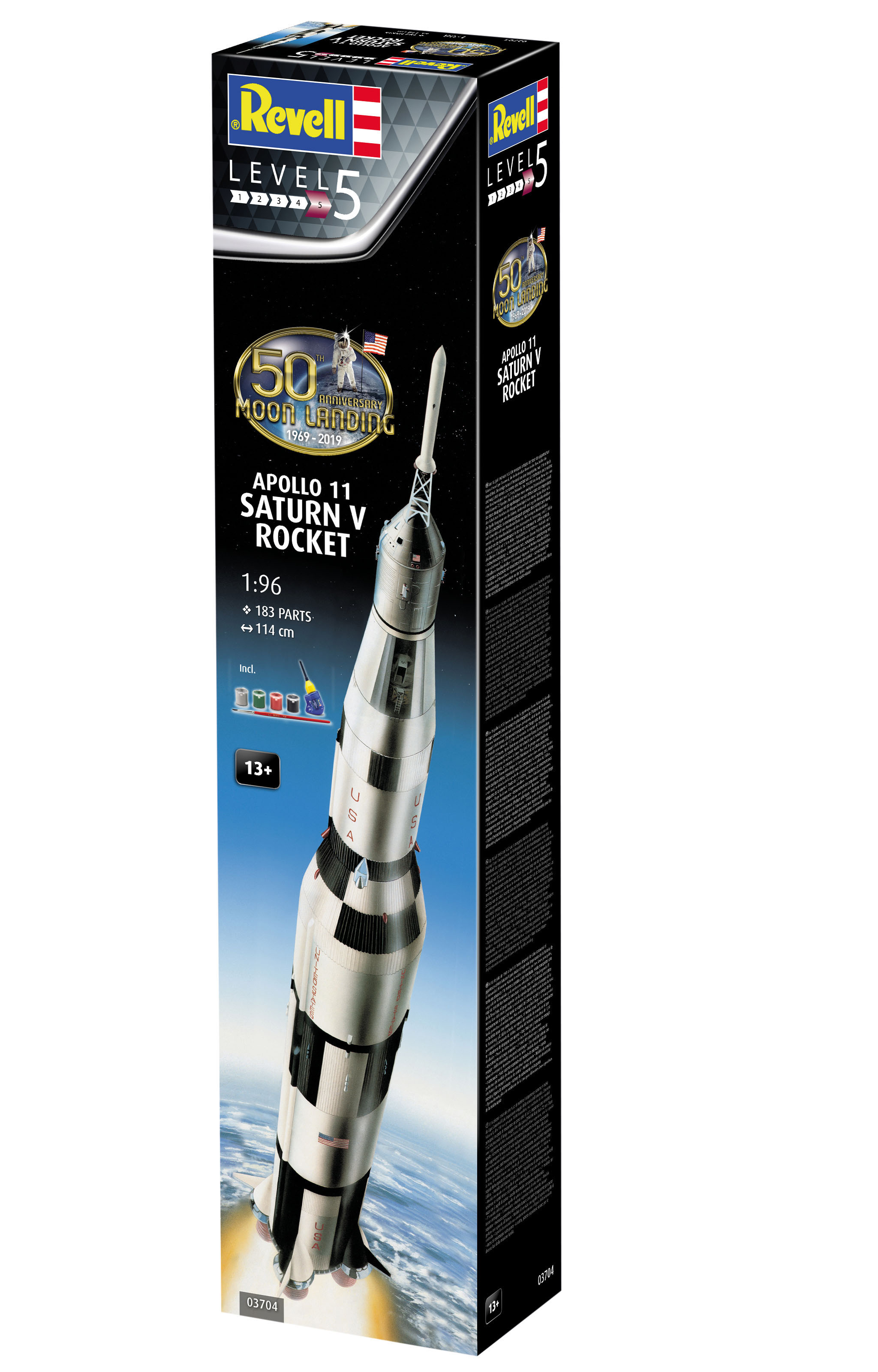 REVELL Saturn Bausatz, Mehrfarbig Rakete Apollo V 11
