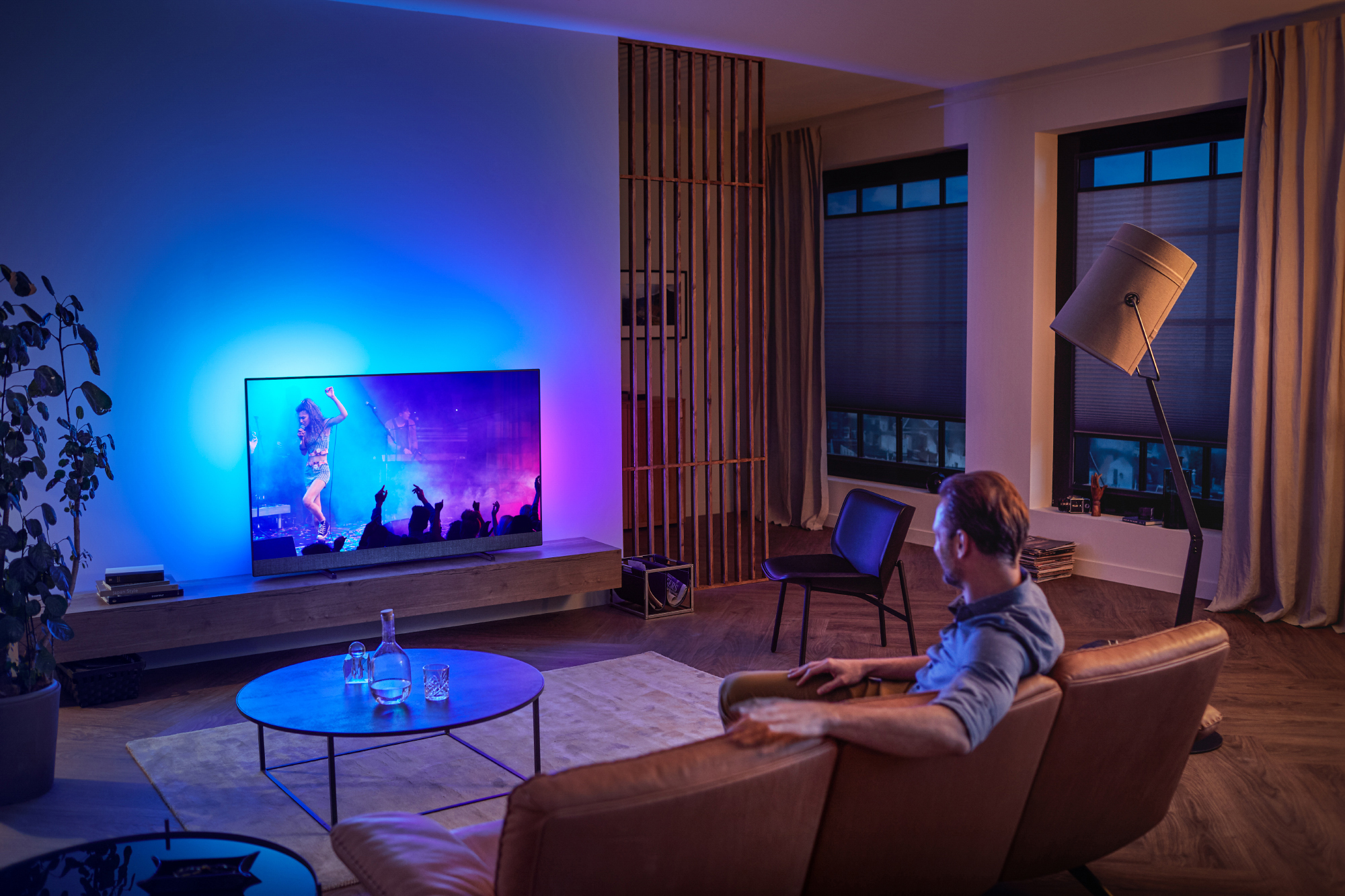 PHILIPS 55 PUS 8804/12 LED-TV (Flat, 55 Zoll / 139 cm, UHD 4K, SMART TV, Ambilight, Android™ 9.0 (P))
