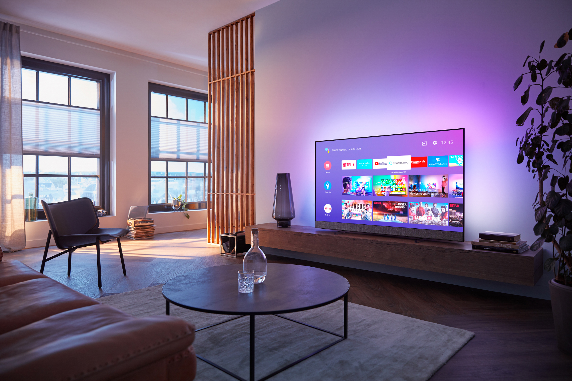 PHILIPS 55 PUS 8804/12 LED-TV (Flat, 55 Zoll / 139 cm, UHD 4K, SMART TV, Ambilight, Android™ 9.0 (P))