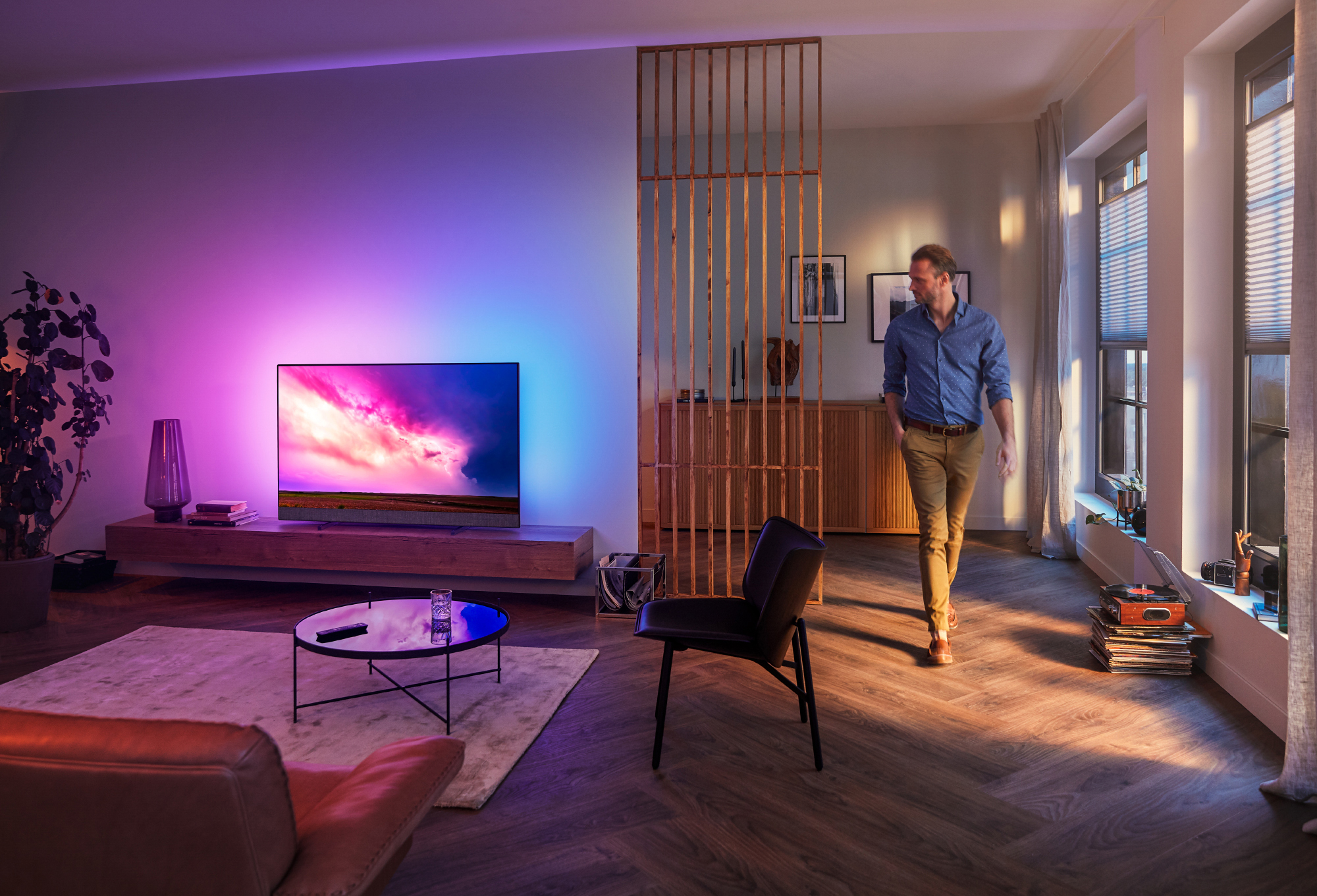 PHILIPS 55 PUS 8804/12 LED-TV (Flat, 55 Zoll / 139 cm, UHD 4K, SMART TV, Ambilight, Android™ 9.0 (P))