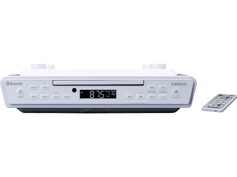 LENCO KCR-150 Küchenradio, PLL, FM, Bluetooth, Weiß