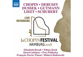 Alexei Lubimov, Ewa Poblocka, Hubert Rutkowski, Elisabeth Brauss, Tobias Koch, Francois Xavier Poizat - First Chopin Festival Hamburg 2018  - (CD)