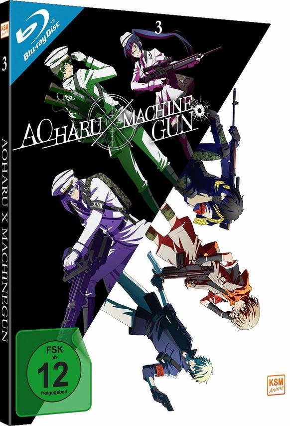 Aoharu X Machinegun - Volume 3 - Episode 9-12+OVA Blu-ray