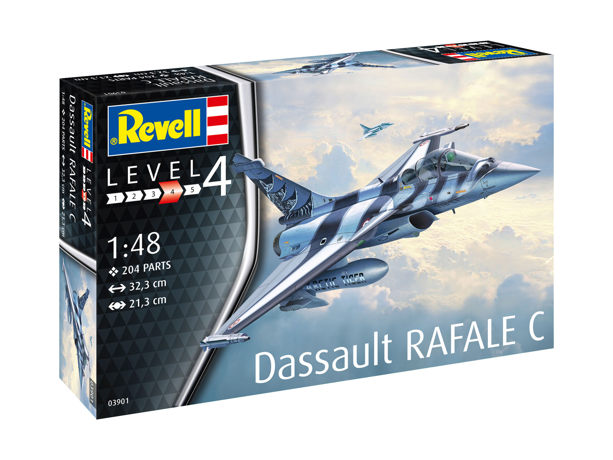 REVELL Dassault Aviation Rafale C Mehrfarbig Bausatz