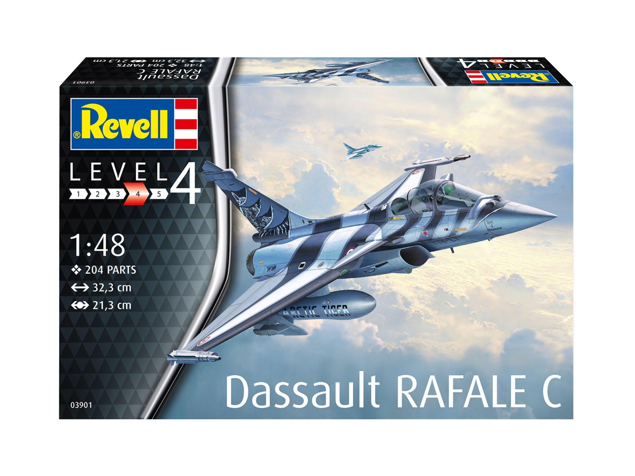 REVELL C Rafale Mehrfarbig Dassault Aviation Bausatz,