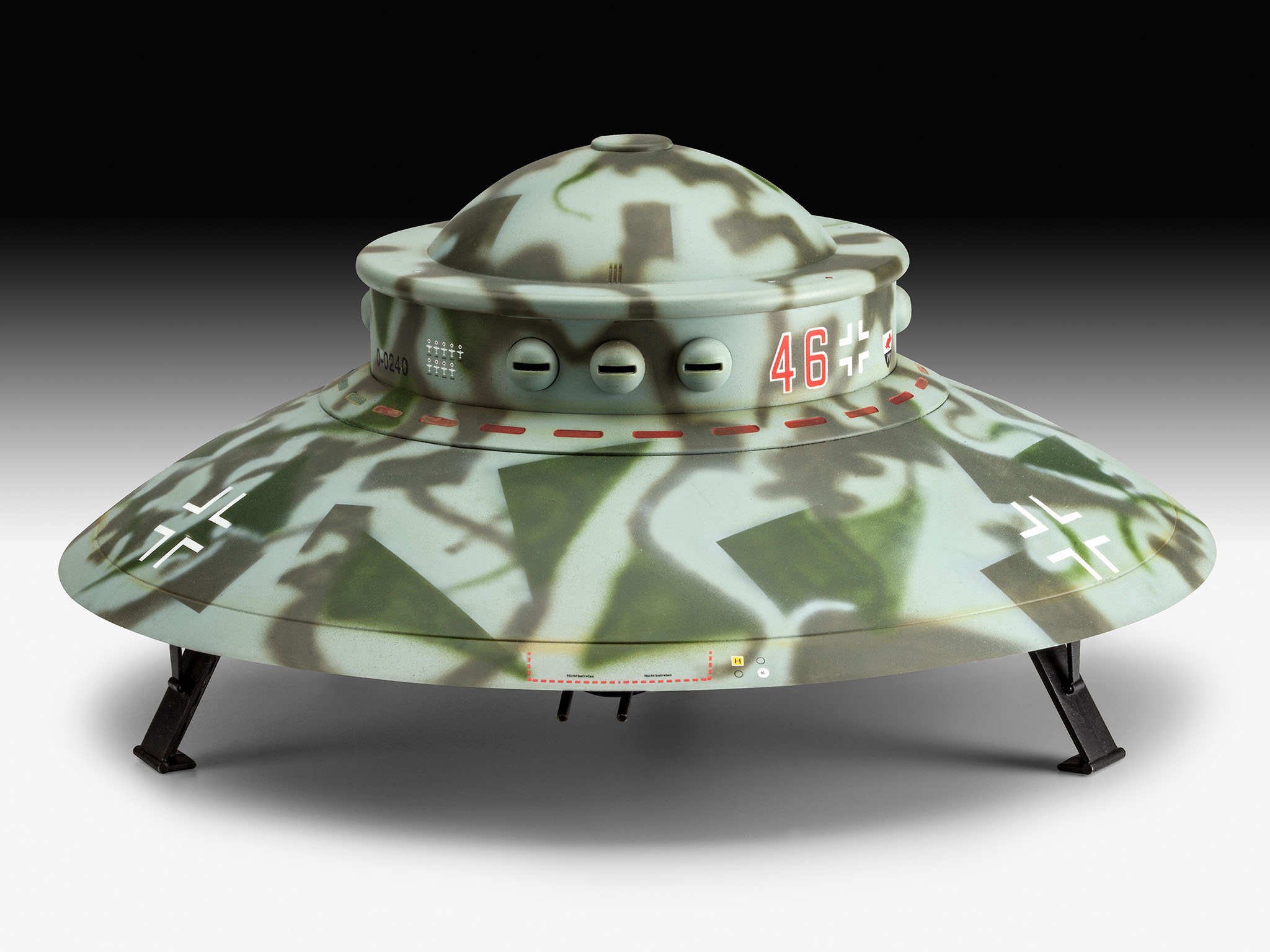 REVELL Flying Saucer Haunebu II Modellbausatz, Mehrfarbig