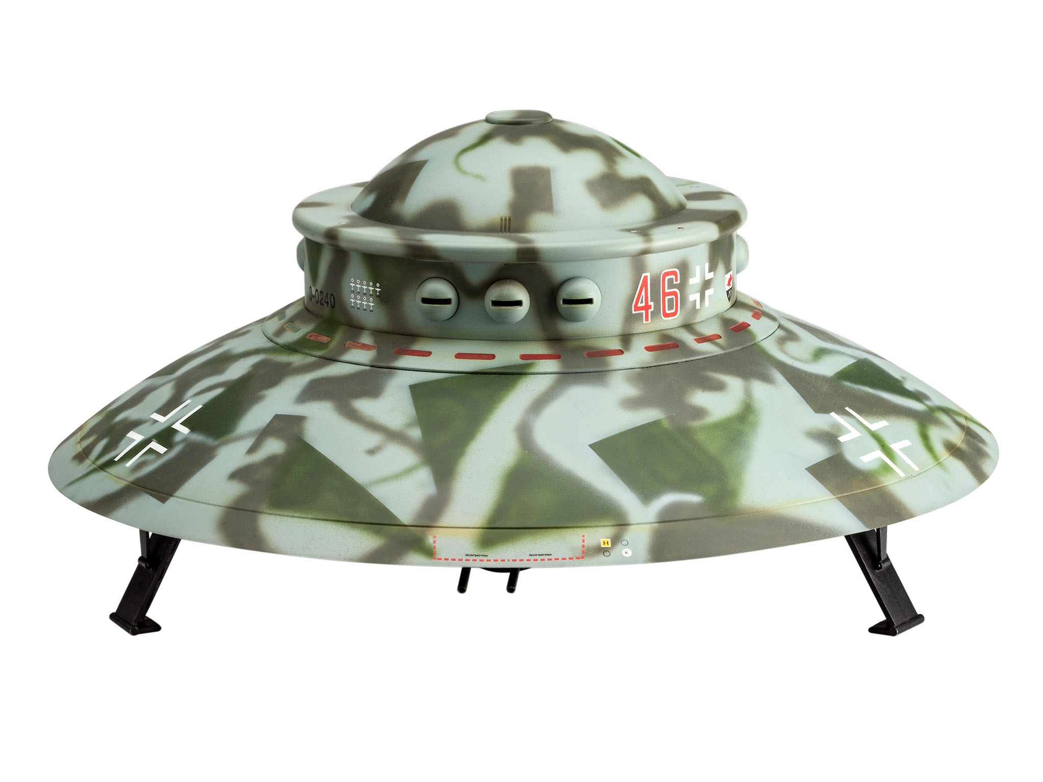 REVELL Flying Saucer Haunebu II Modellbausatz, Mehrfarbig