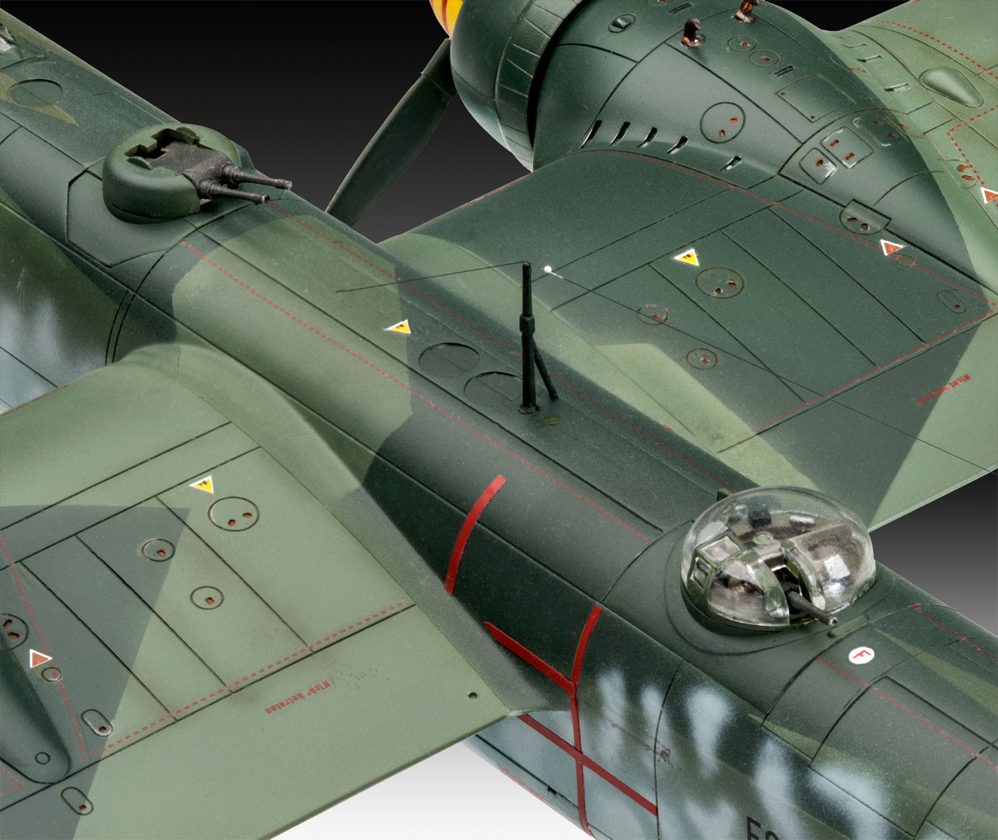 REVELL Heinkel A-5 Mehrfarbig Bausatz, Greif HE177