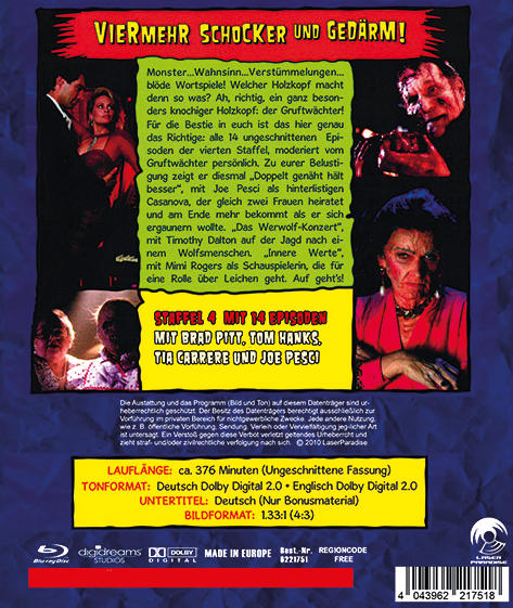 Geschichten aus der Gruft - Die komplette vierte Staffel Blu-ray