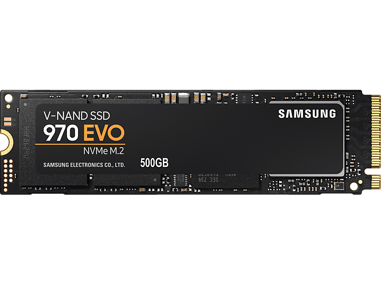 SAMSUNG 970 Festplatte GB intern EVO 500 M.2 Retail, via SSD NVMe