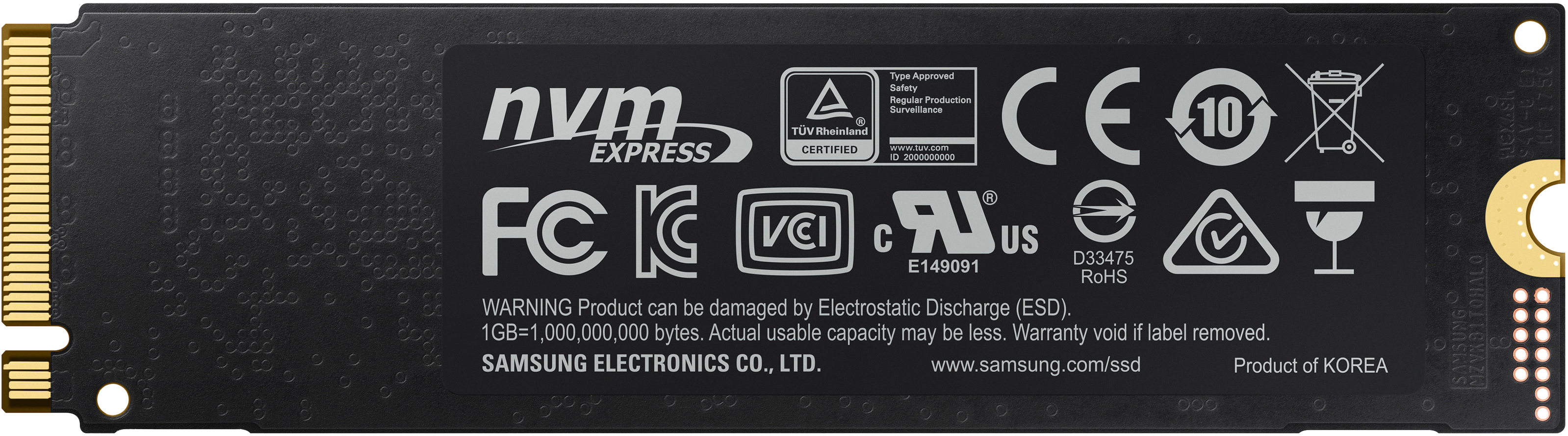 SAMSUNG 970 EVO Festplatte intern GB SSD via 500 M.2 NVMe, Retail