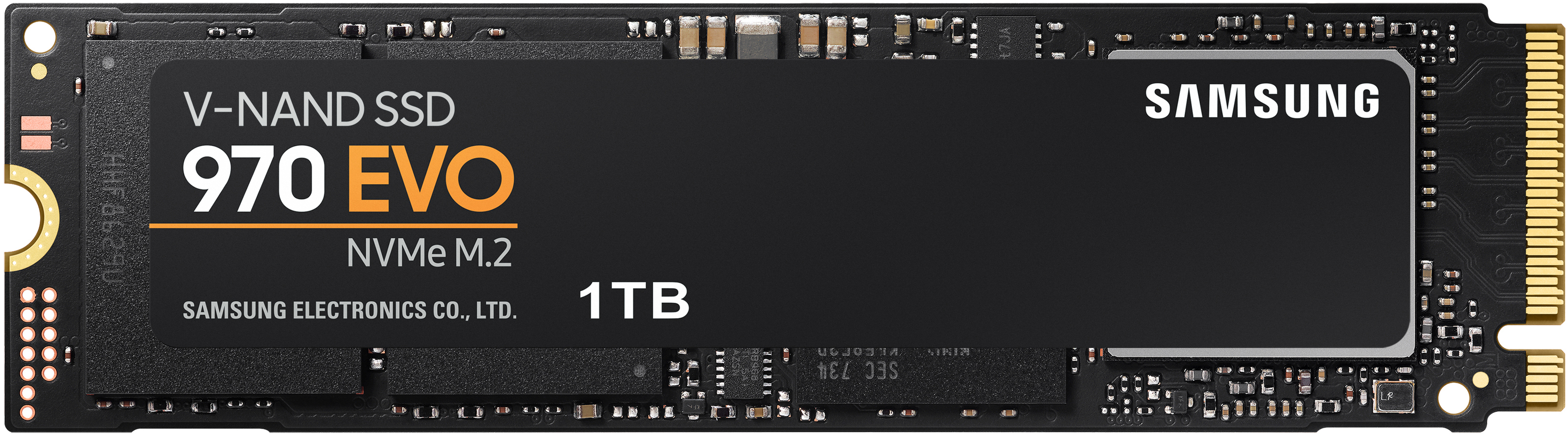 SAMSUNG 970 EVO Festplatte Retail, 1 TB SSD M.2 via NVMe, intern