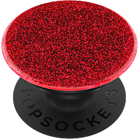 POPSOCKETS Phone Grip & Stand, Austauschbar - Glitter Red