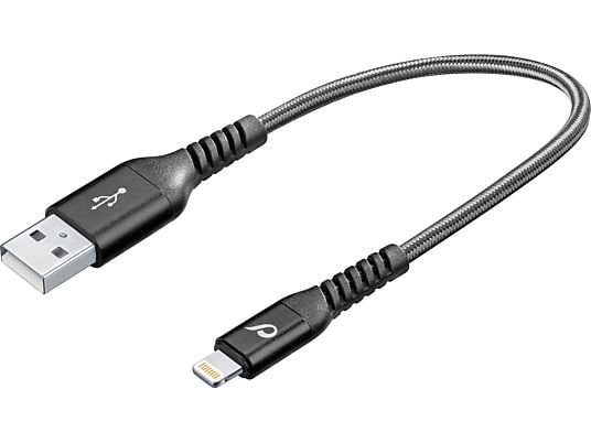 CELLULAR LINE USB auf Lightning EXTREME CABLE - Daten-/Ladekabel (Schwarz)