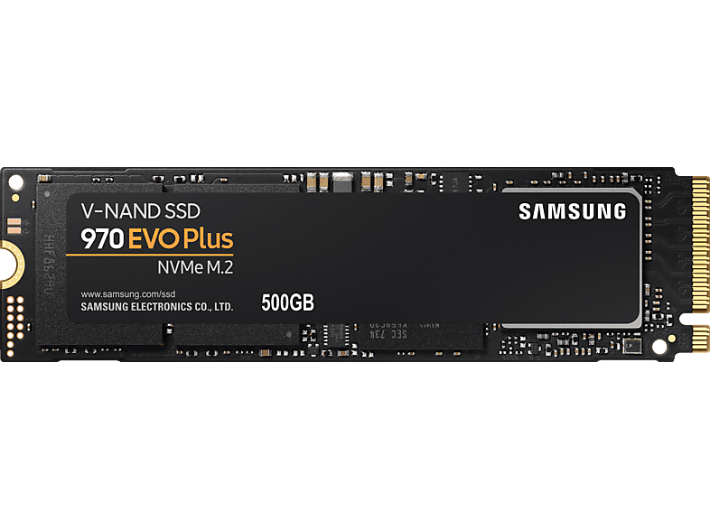 NVMe, via 970 Festplatte intern SAMSUNG 500 SSD Retail, GB M.2 EVO Plus