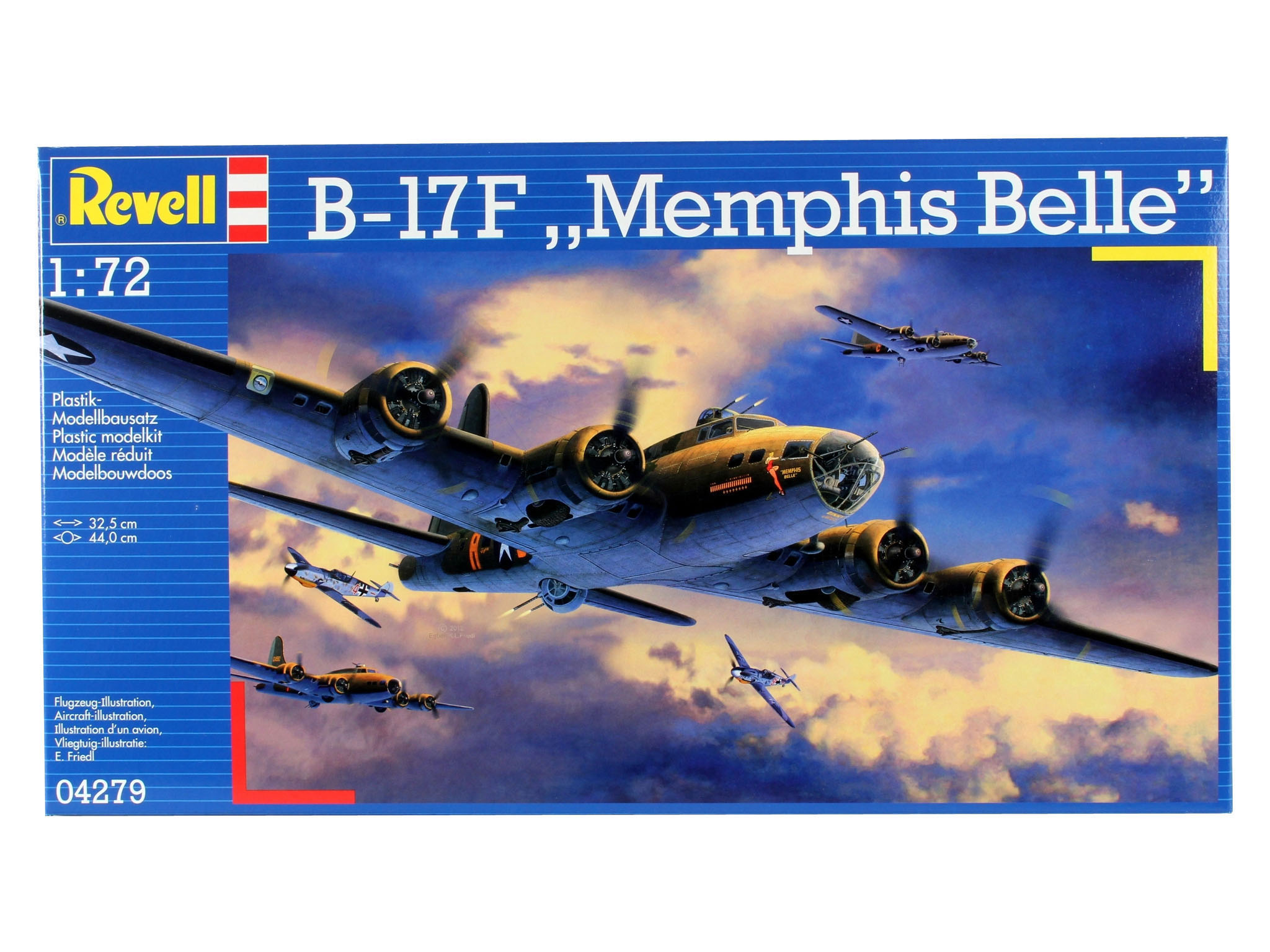 Bausatz, REVELL B17-F Memphis Mehrfarbig Belle