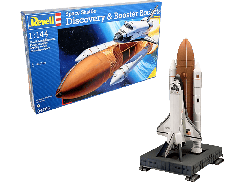 REVELL Spaceshuttle Discovery & Booster Bausatz, Mehrfarbig