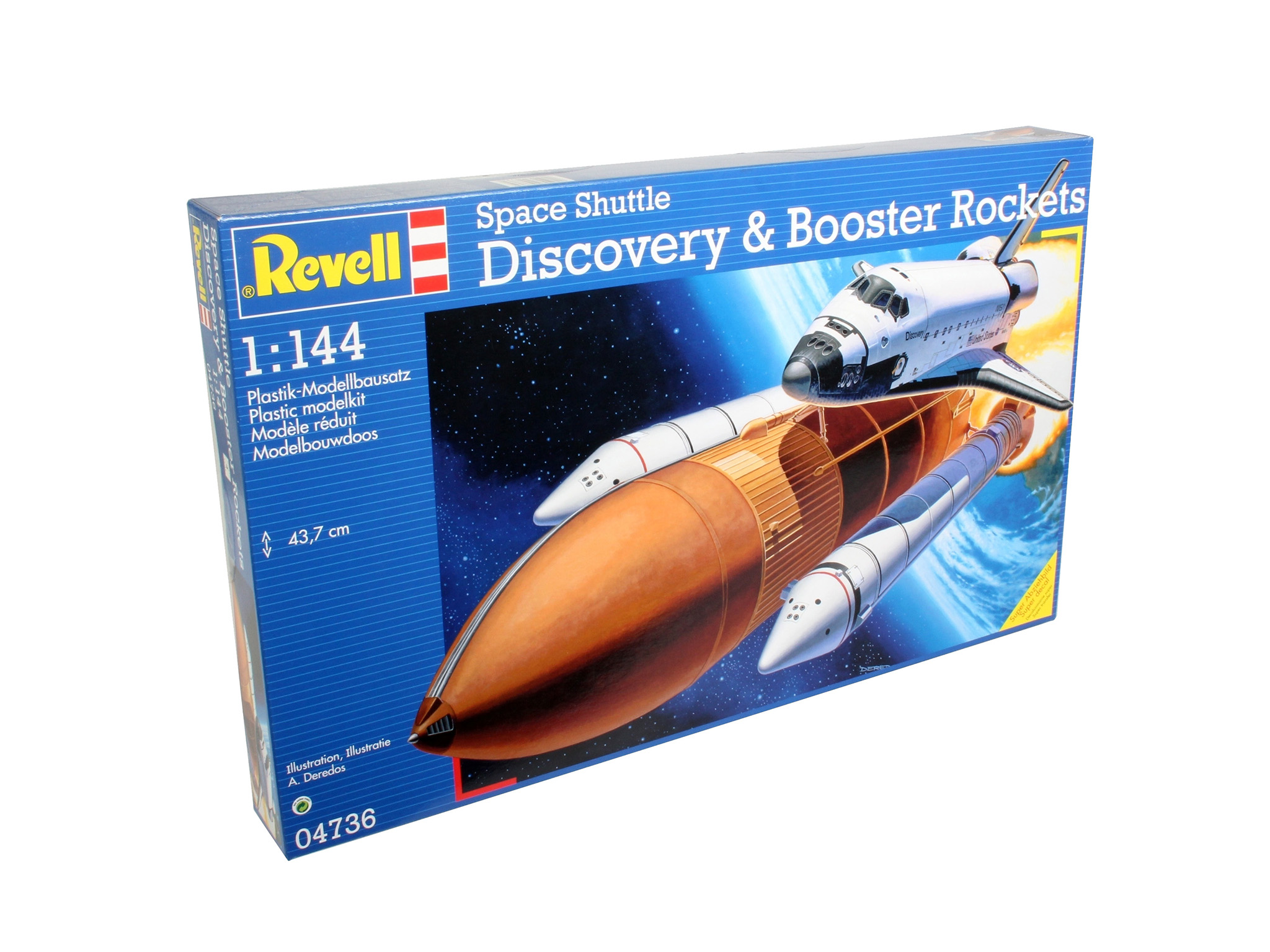 Discovery Mehrfarbig Booster Bausatz, & Spaceshuttle REVELL