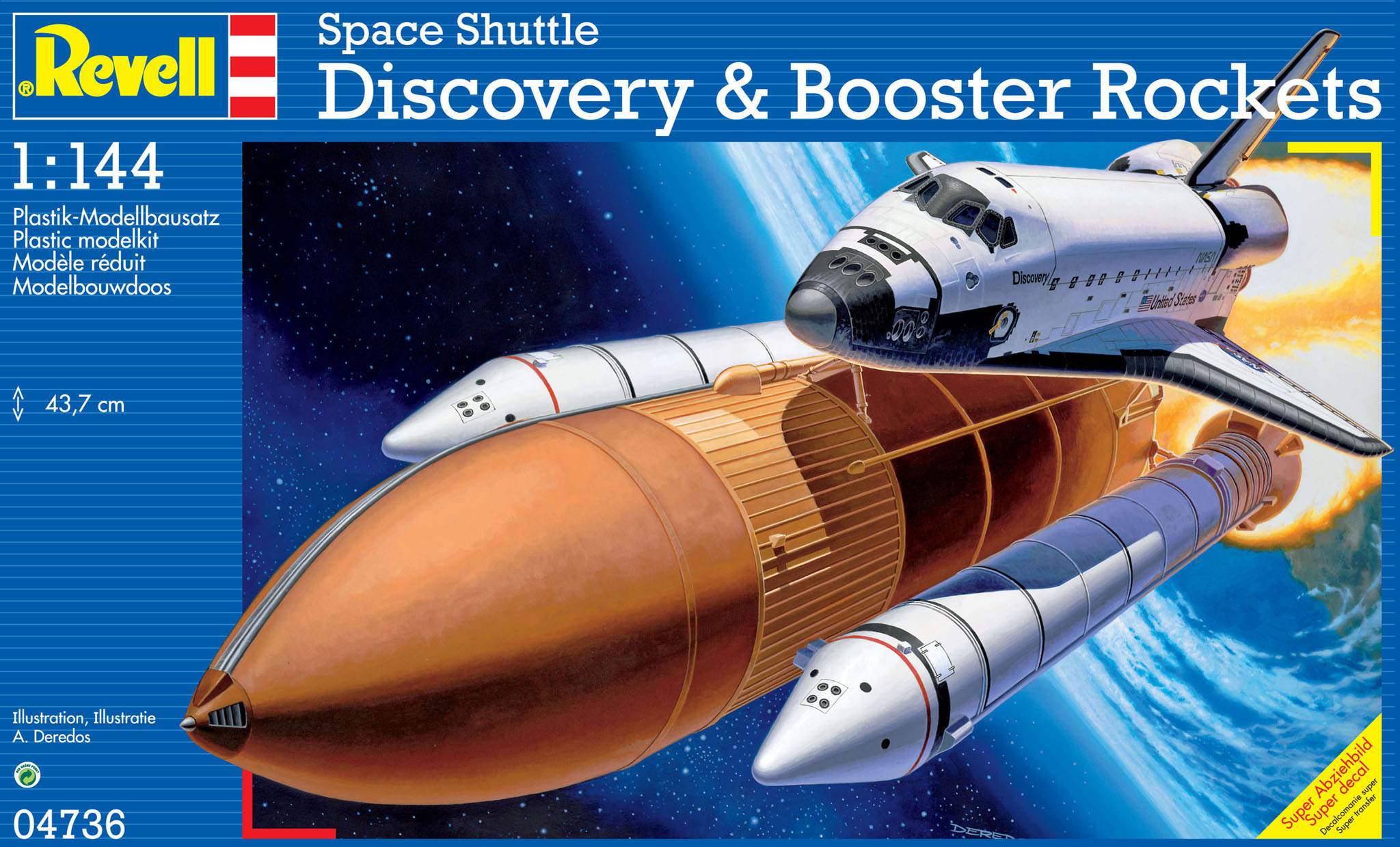 Discovery REVELL Bausatz, Booster & Spaceshuttle Mehrfarbig