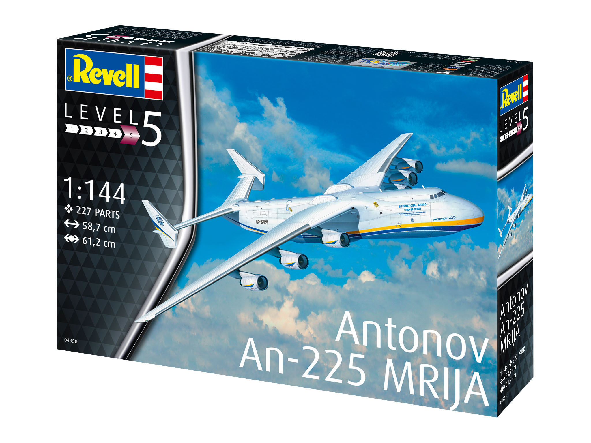 AN-225 Mrija Mehrfarbig Bausatz, Antonov REVELL