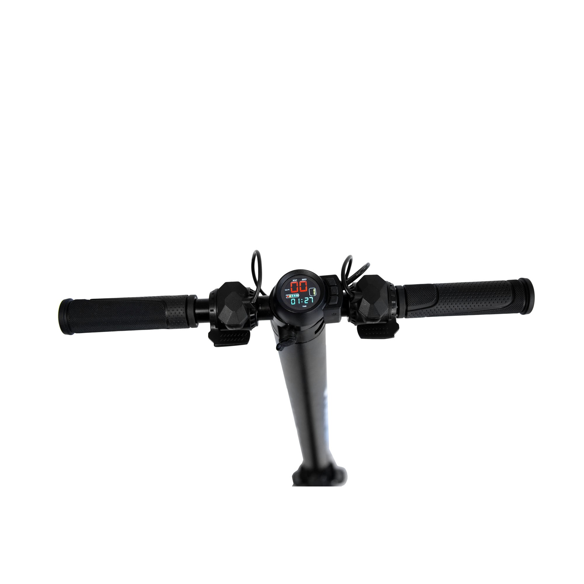 Patinete eléctrico - Skateflash Tube Black, 350 W, Autonomia 10 Km, 25 Km/h, Negro