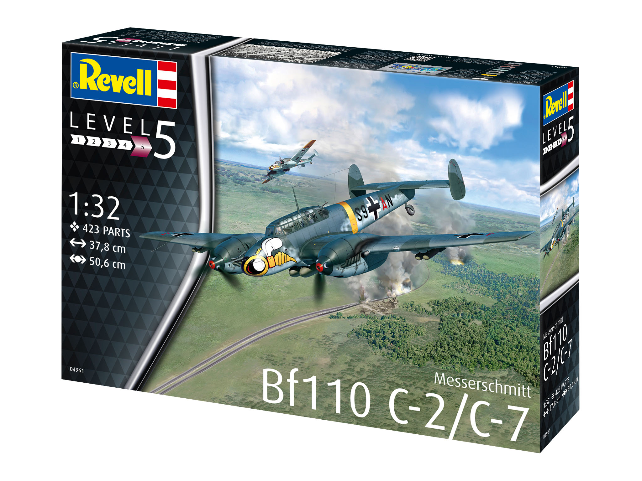REVELL Messerschmitt BF110 C-7 Bausatz, Mehrfarbig