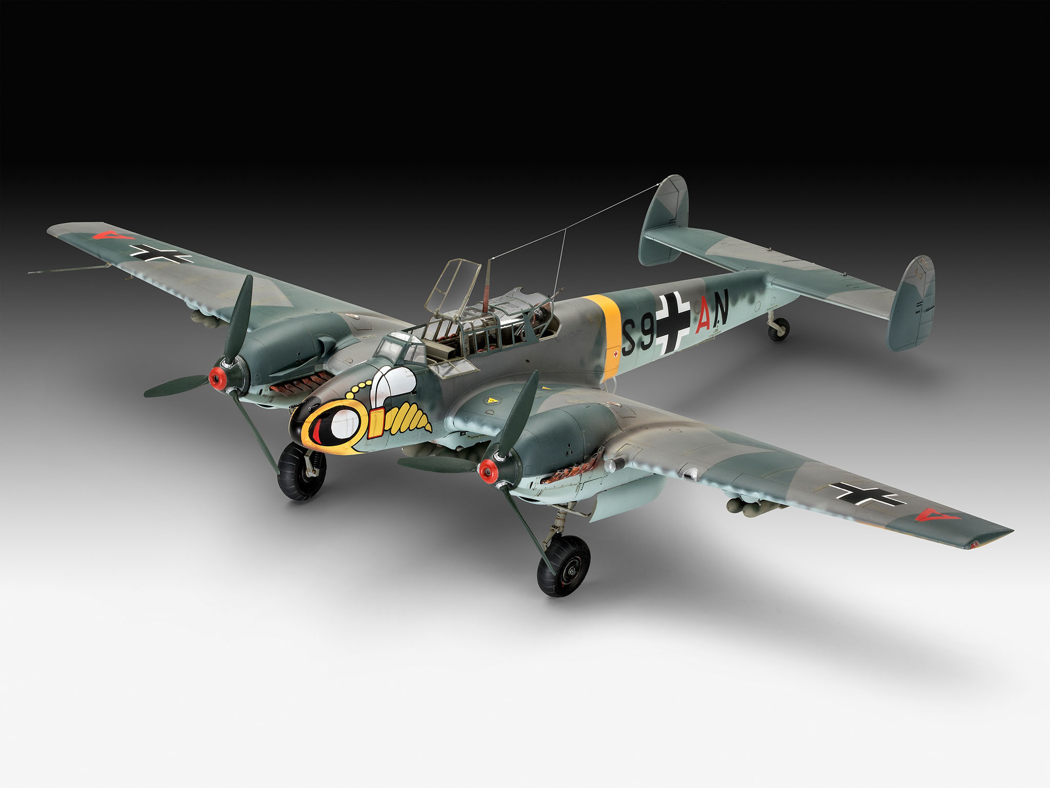 Messerschmitt C-7 Mehrfarbig REVELL BF110 Bausatz,