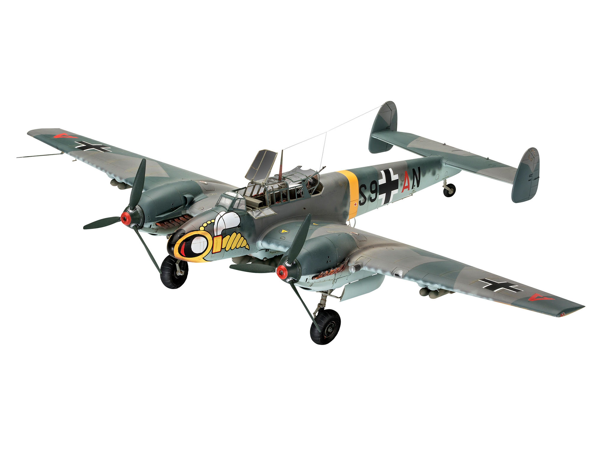 Bausatz, BF110 Mehrfarbig Messerschmitt C-7 REVELL