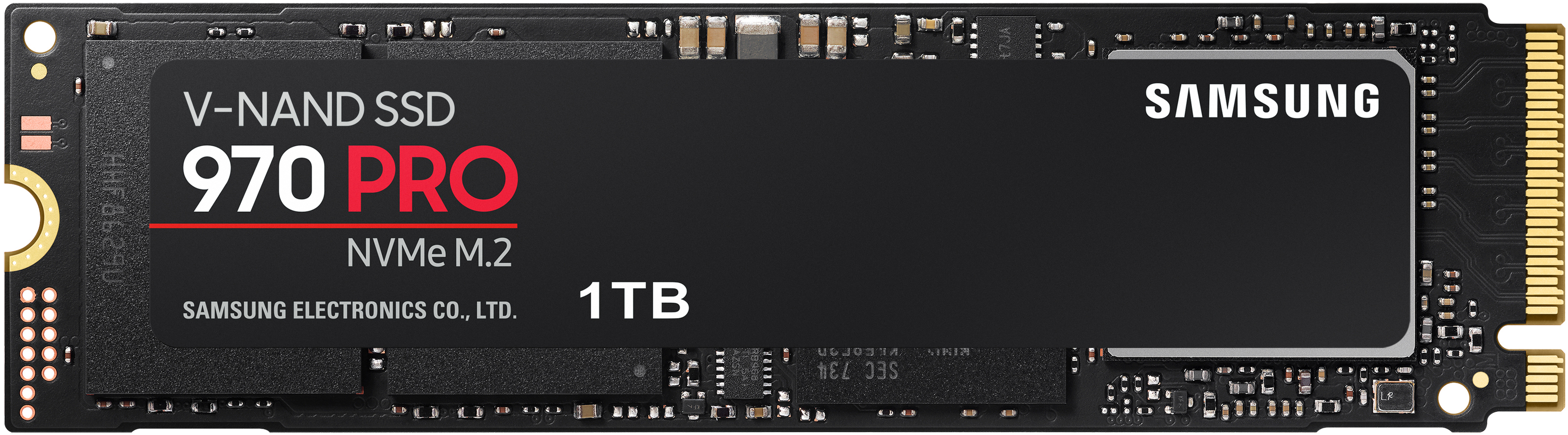 SAMSUNG 970 Pro Festplatte Retail, 1 TB SSD M.2 via NVMe, intern