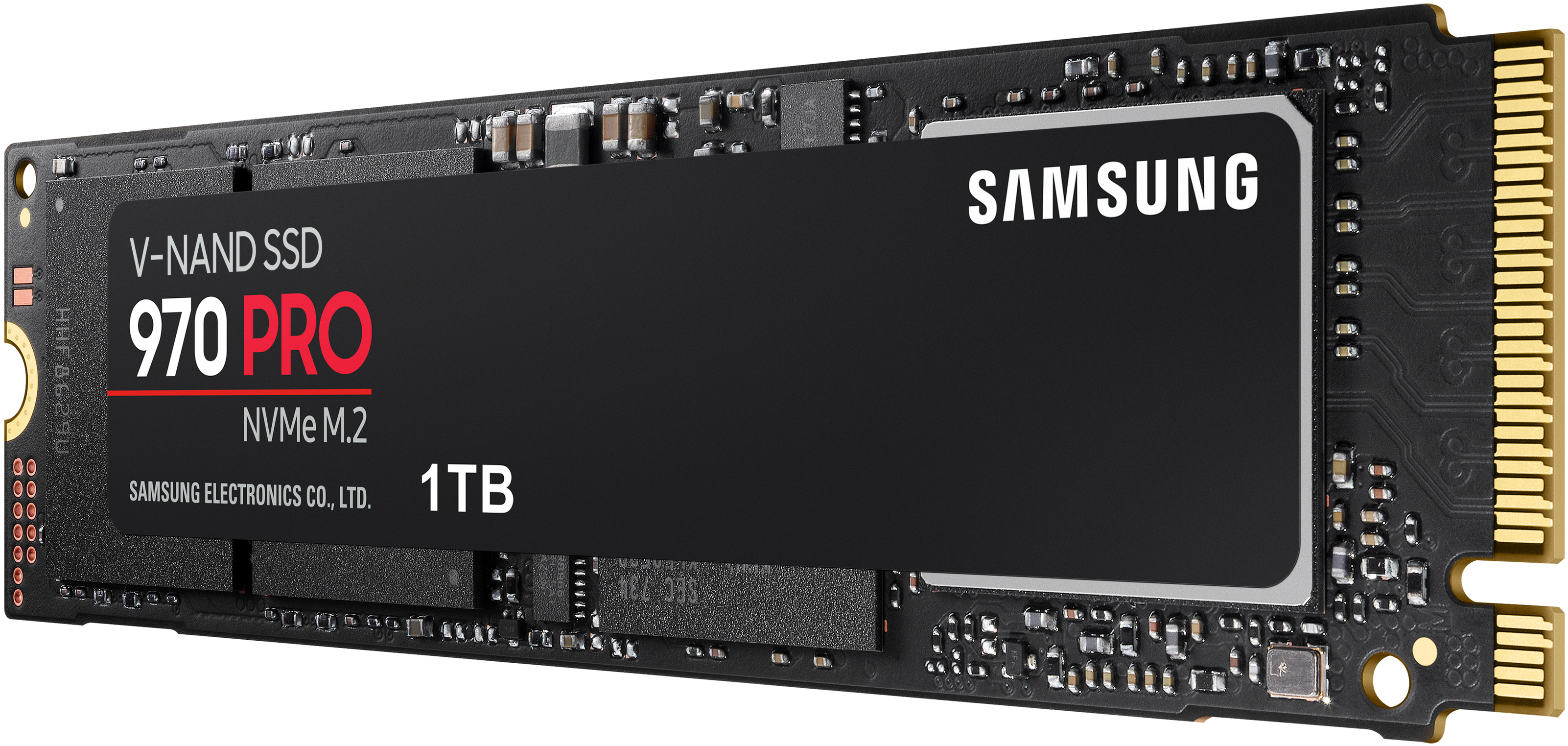 SAMSUNG 970 Pro Festplatte Retail, 1 TB SSD M.2 via NVMe, intern