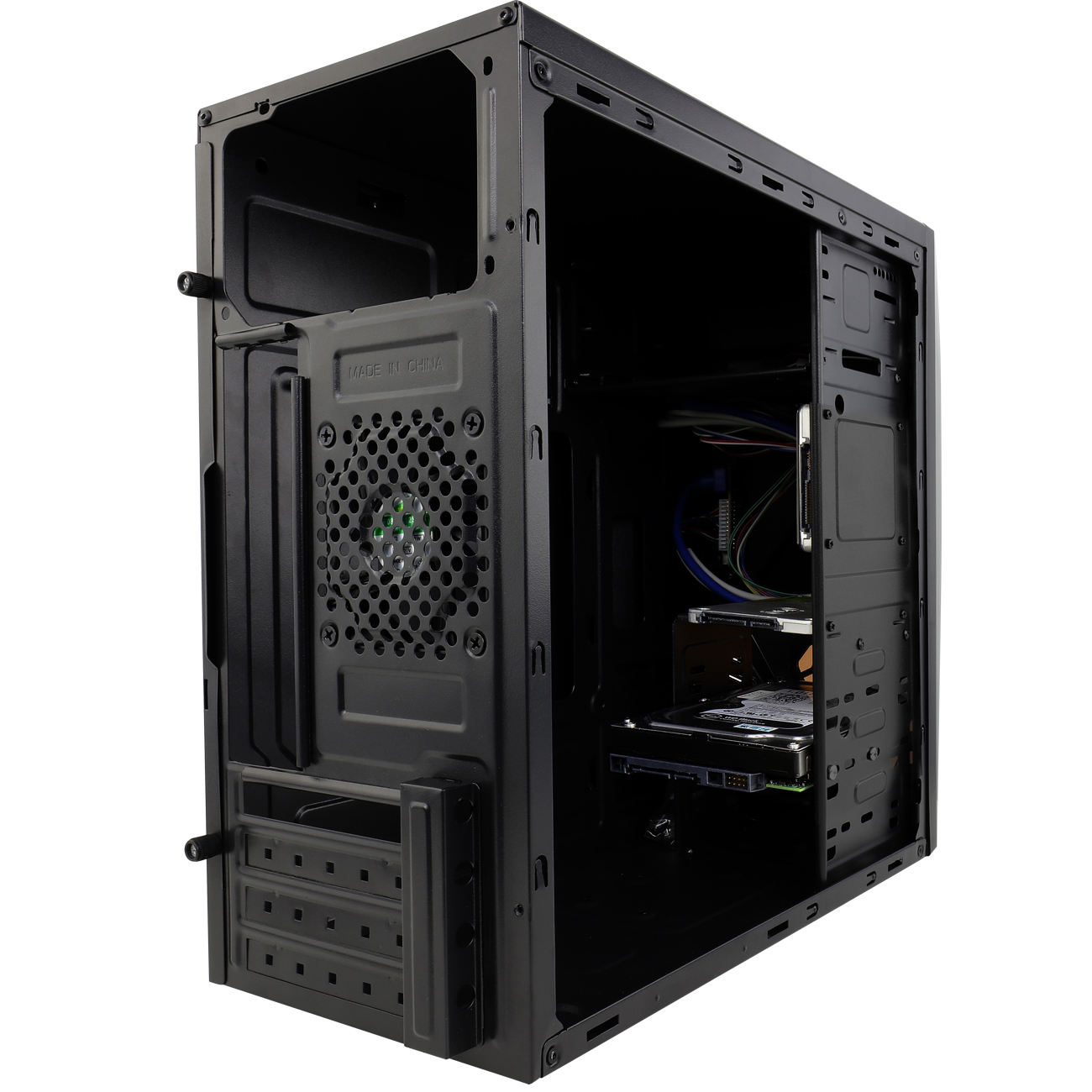 AEROCOOL Aerocool CS-102 PC-Gehäuse, Schwarz