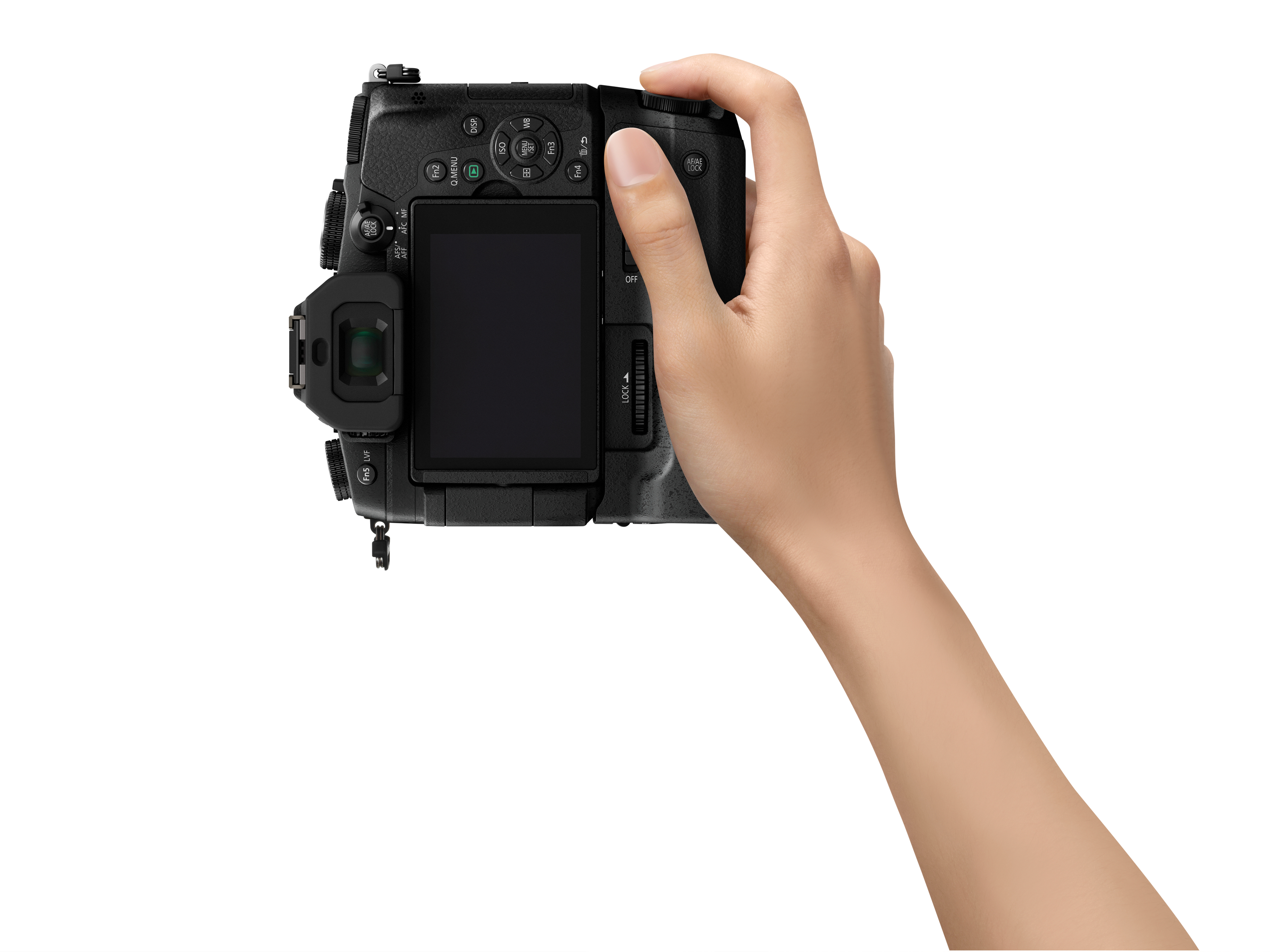 PANASONIC Lumix DMC-G81HAEGK Systemkamera mit Objektiv 14-140 mm, 7,5 cm Display Touchscreen, WLAN