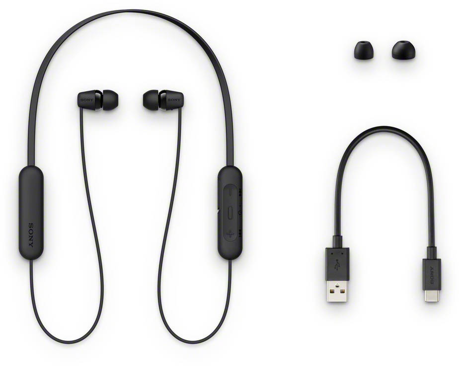 SONY WI-C200, In-ear Kopfhörer Bluetooth Schwarz
