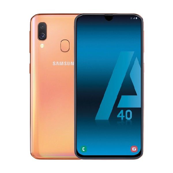 Móvil - Samsung Galaxy A40, Coral, 64 GB, 4 GB RAM, 5.9", Samsung Exynos, 3100 mAh, Android