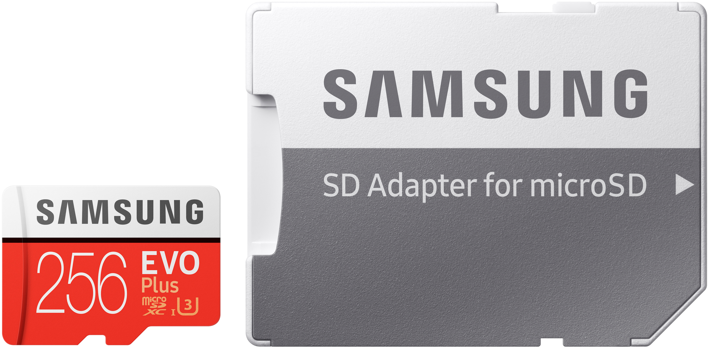 SAMSUNG Evo Plus, Micro-SDXC Speicherkarte, 256 GB, 100 MB/s