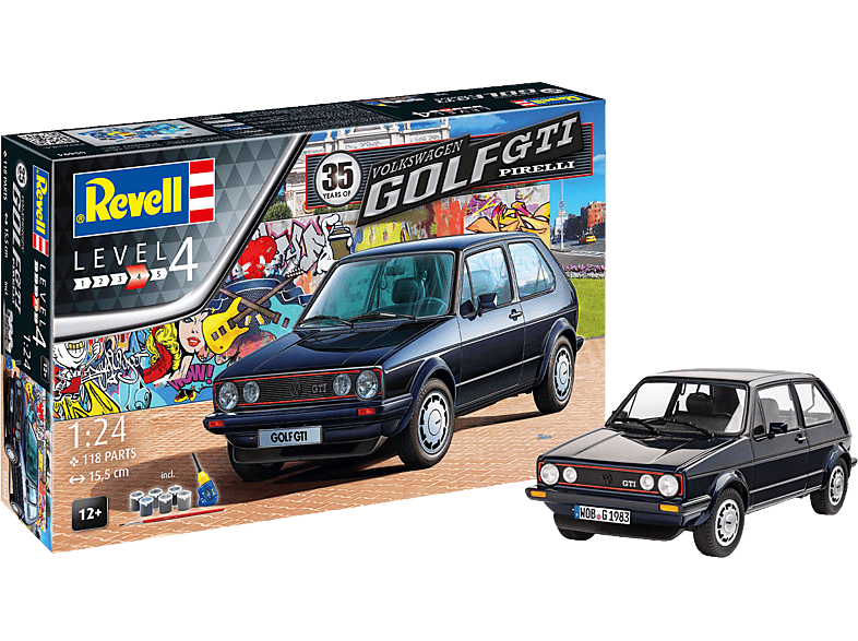 Jahre 35 Modellbausatz, REVELL Golf GTI Mehrfarbig VW