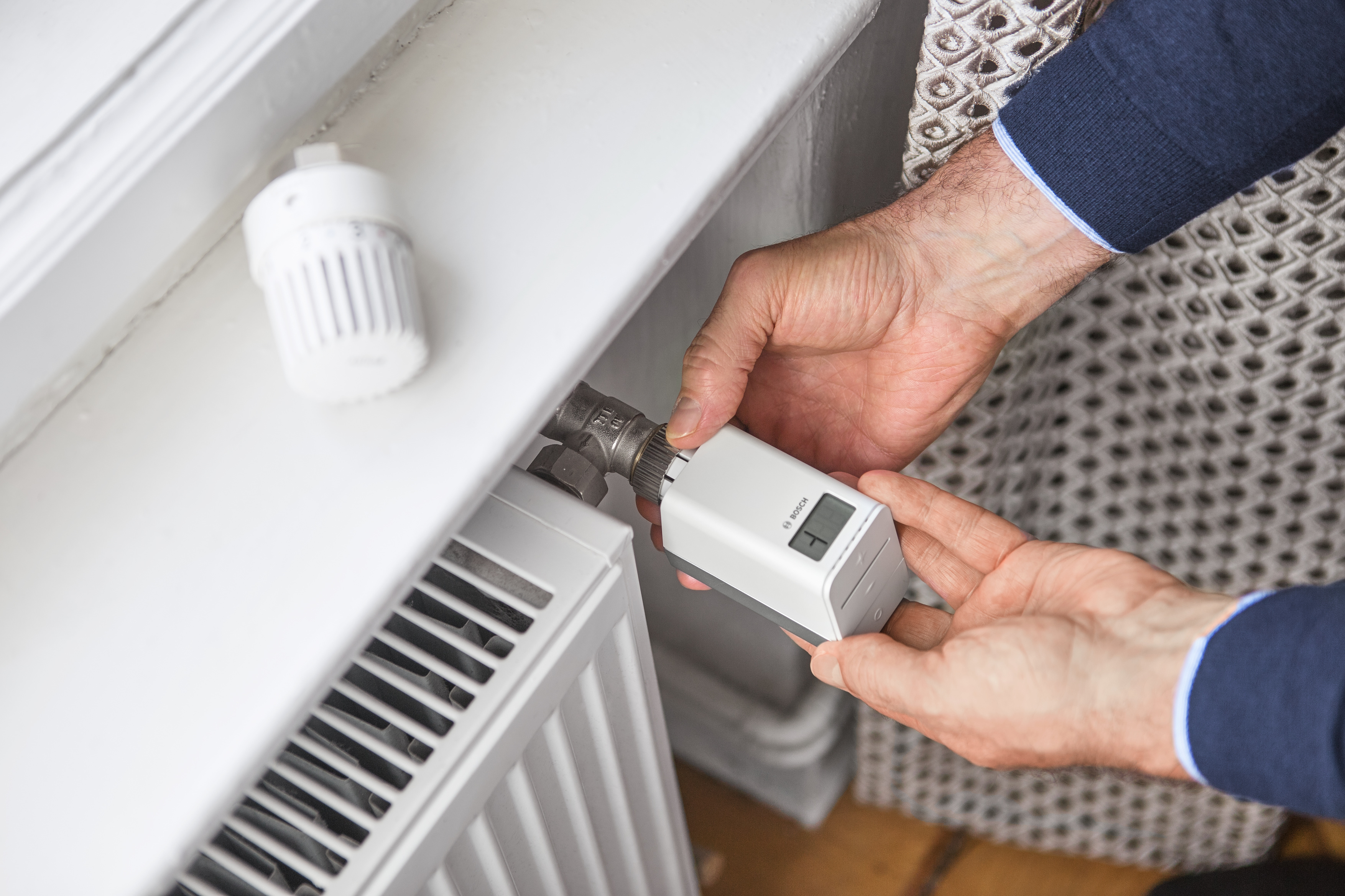 BOSCH Smart Home Heizkörperthermostat, Weiß