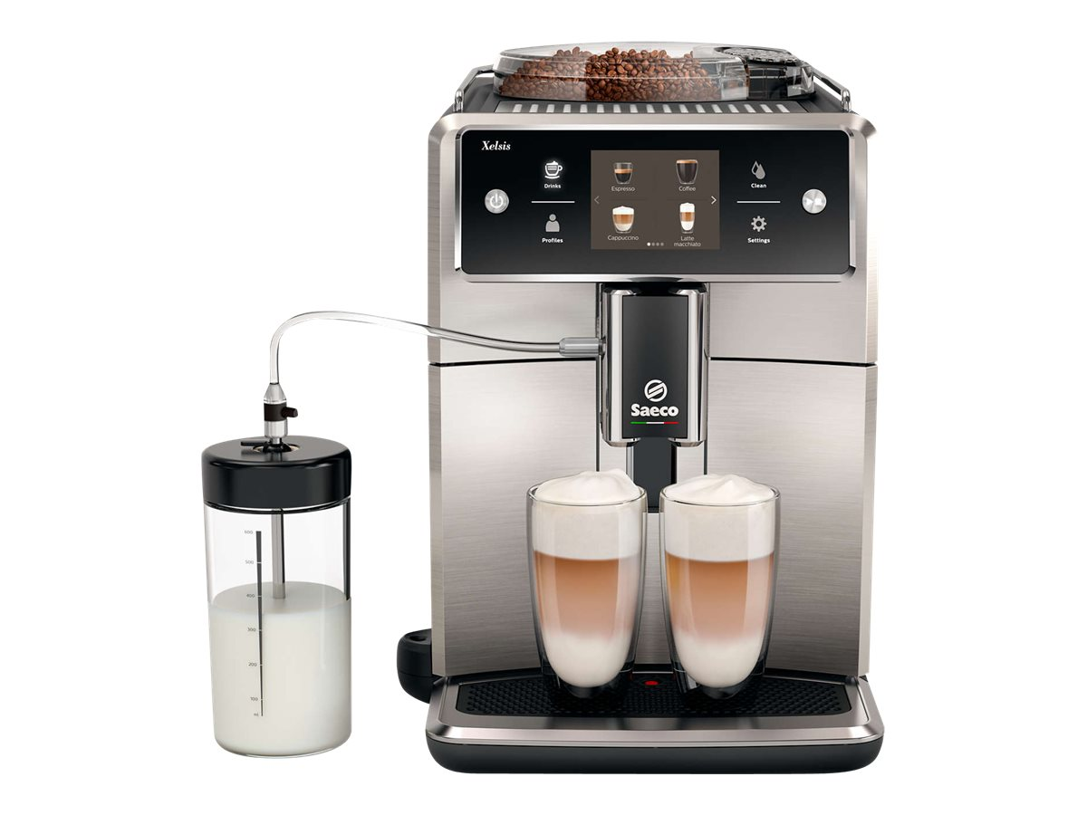 SAECO SM7683/10 - Kaffeevollautomat (Schwarz/Edelstahl)