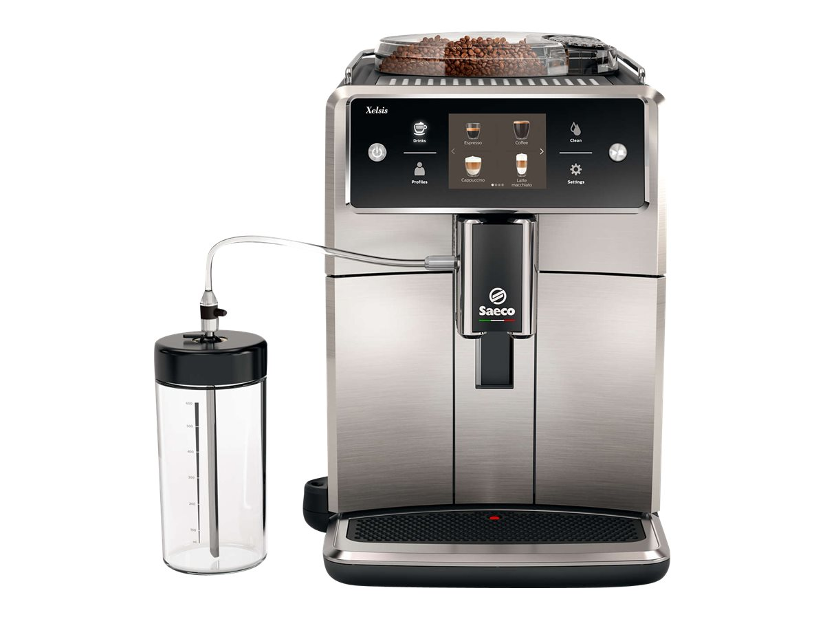 SAECO SM7683/10 - Kaffeevollautomat (Schwarz/Edelstahl)
