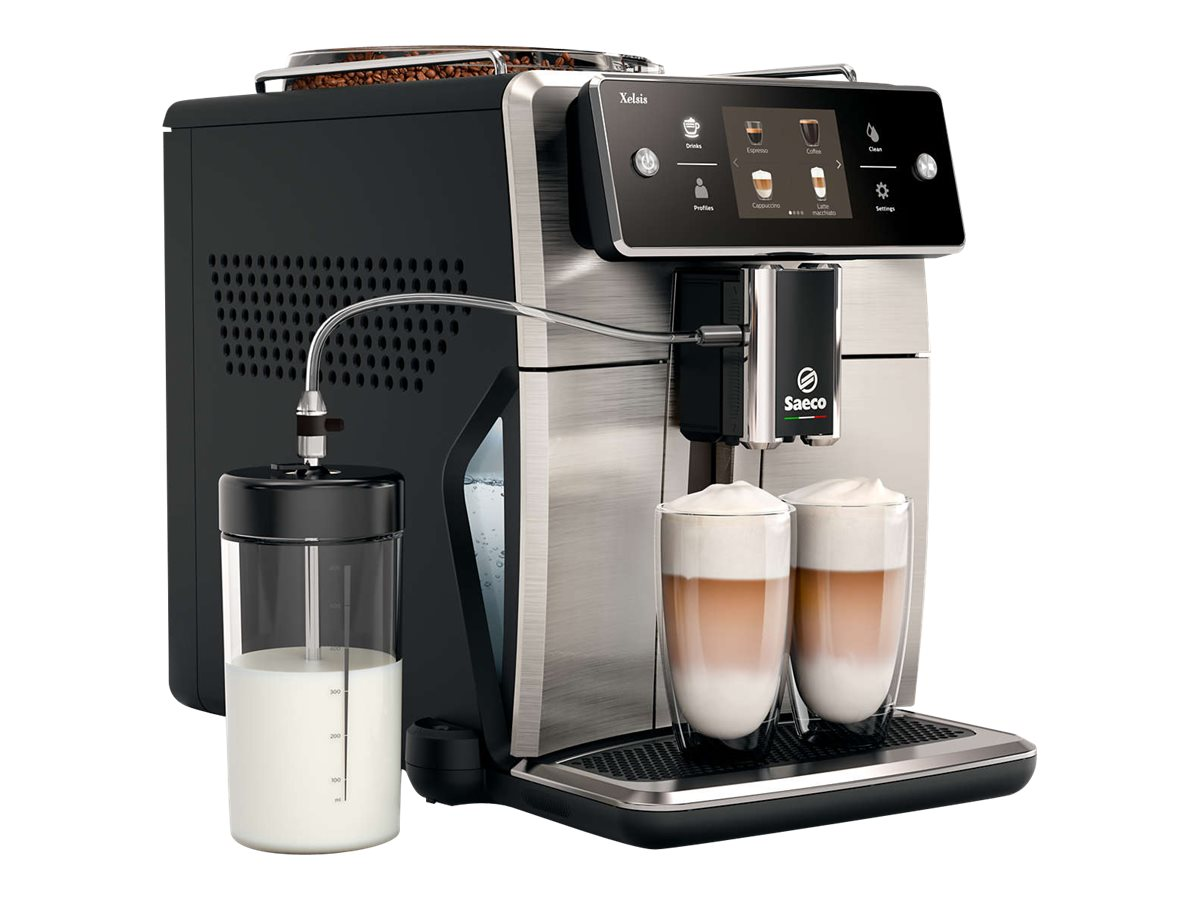 SAECO SM7683/10 - Kaffeevollautomat (Schwarz/Edelstahl)