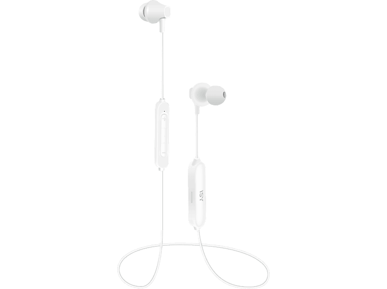 ISY IBH 3001, In-ear Kopfhörer Bluetooth Weiß
