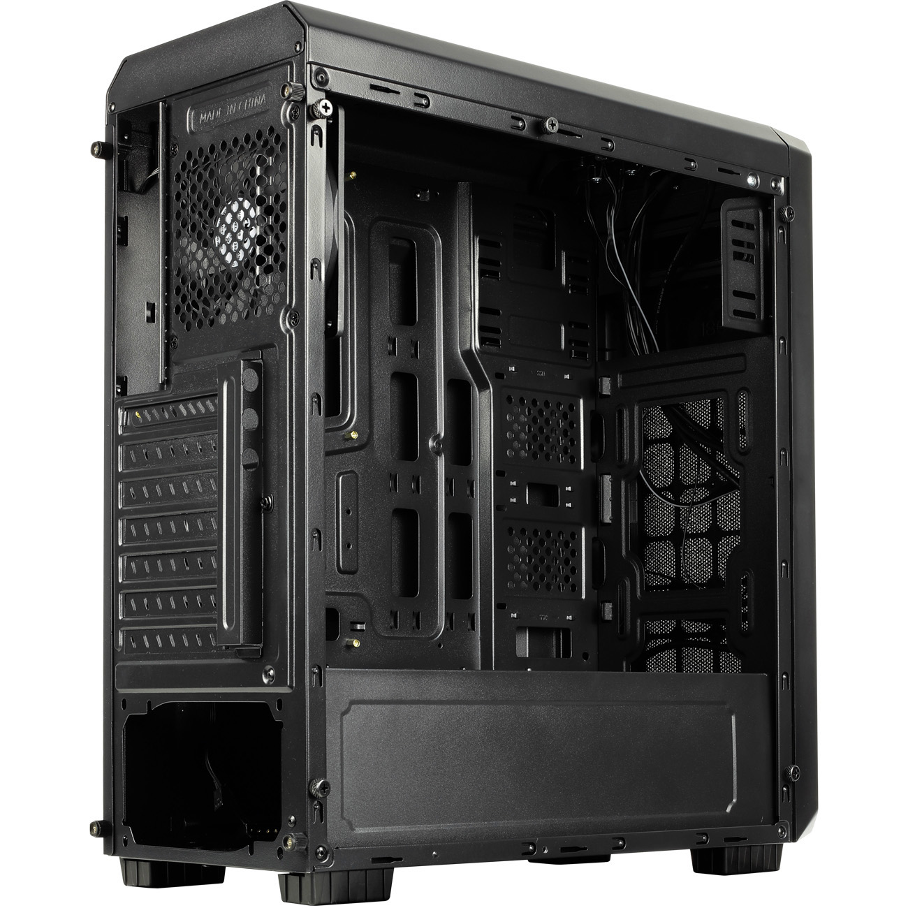 AEROCOOL Aerocool AERO-300 PC-Gehäuse, Schwarz