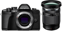 OM-D E-M10 Mark III schwarz mit Objektiv M.Zuiko Digital 12-200mm F3.5-6.3 (V207070BE020)