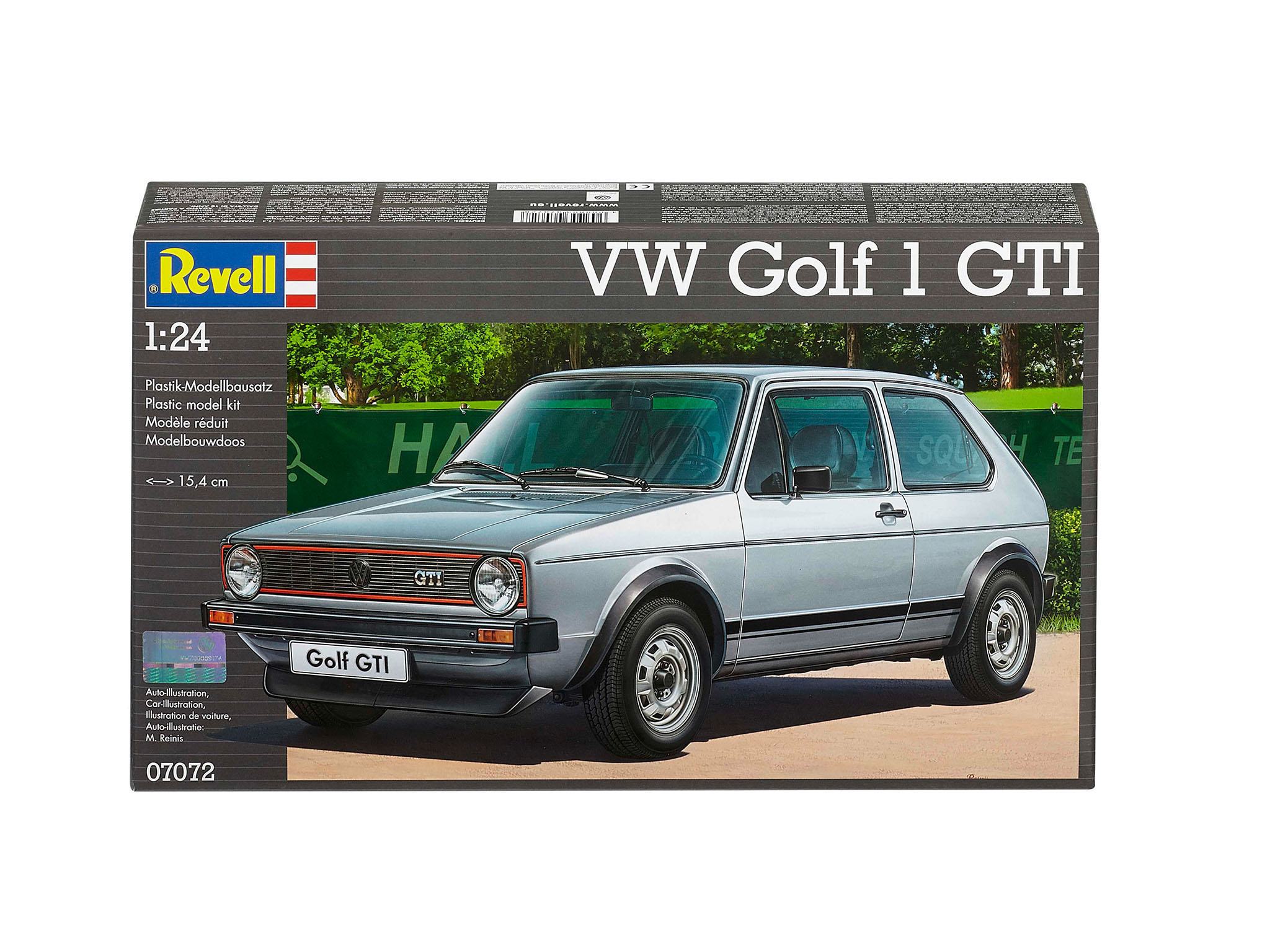 REVELL 07072 VW Golf 1 Modellbausatz, GTI Mehrfarbig