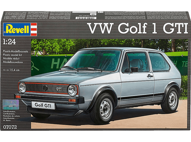 1 Mehrfarbig Golf Modellbausatz, VW REVELL 07072 GTI